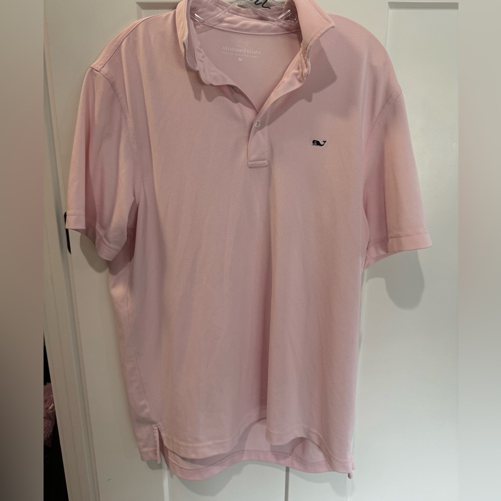 Men’s Pink Vineyard Vines Polo Size Medium